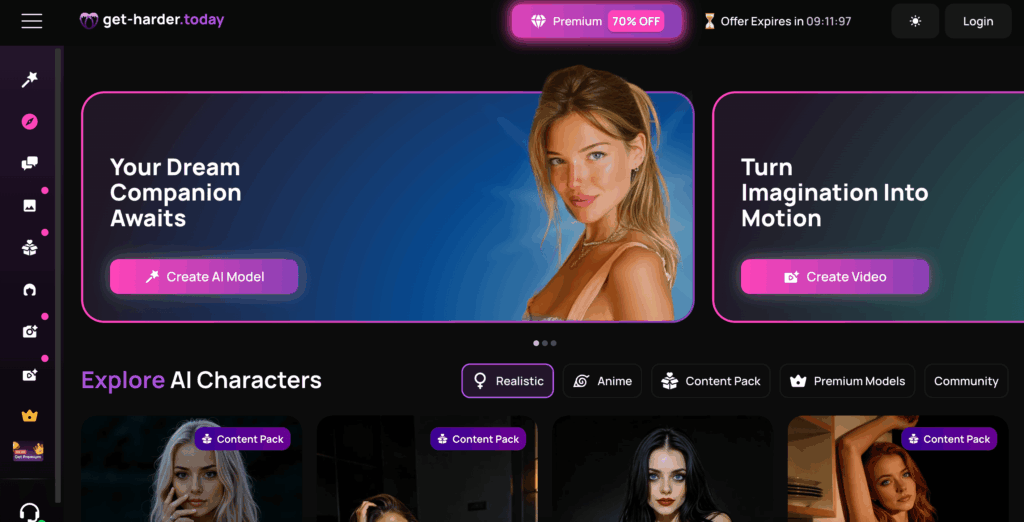 Get Harder KI Flirt Chat